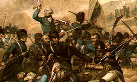 Суворов ведет солдат на французов