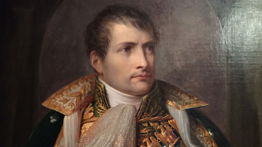 Наполеон горюет о разгроме и гибели племянника (брата)